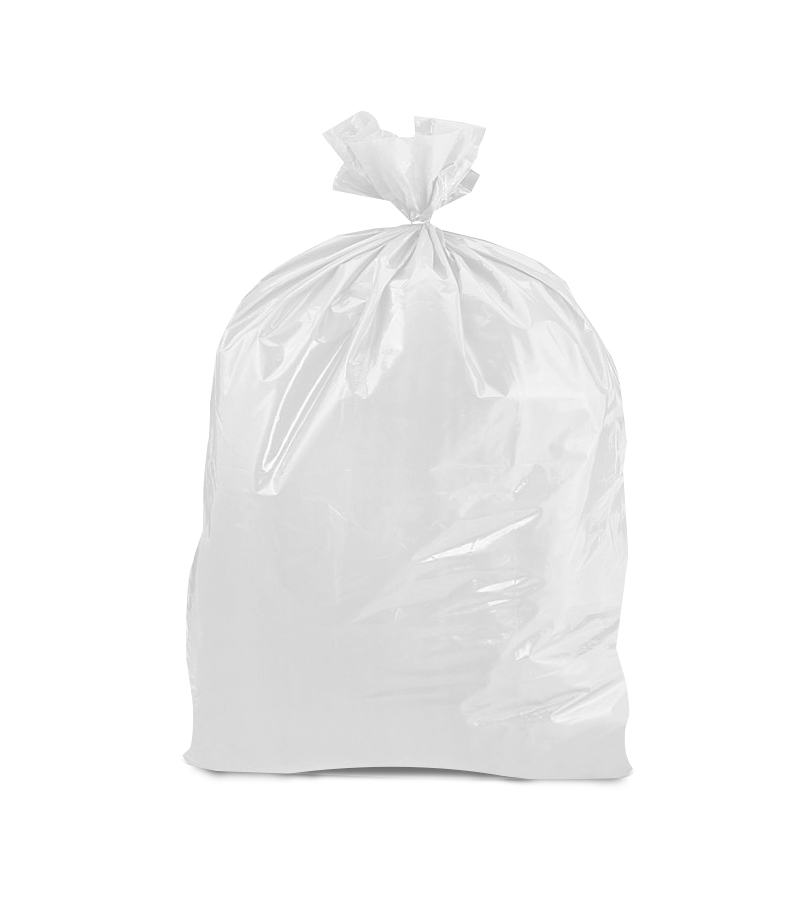 Bolsas Basura de Material Reciclado CARREFOUR 50 l. 15 ud - Blanco